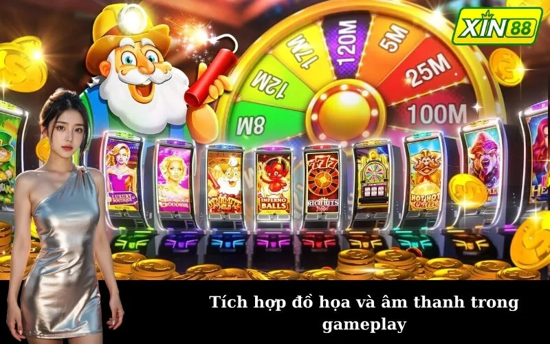 Tích hợp đồ họa và âm thanh trong gameplay